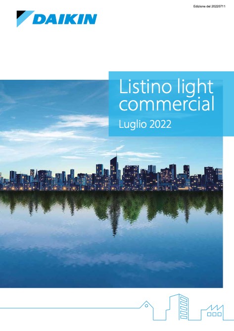 Daikin - Price list Light Commercial | Luglio 2022
