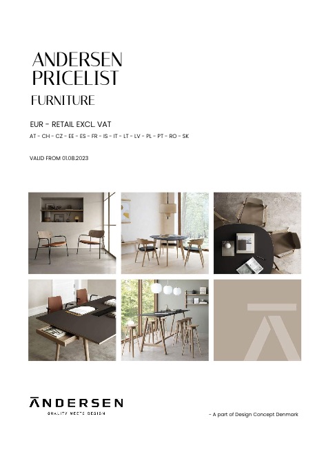 Andersen - Price list Furniture