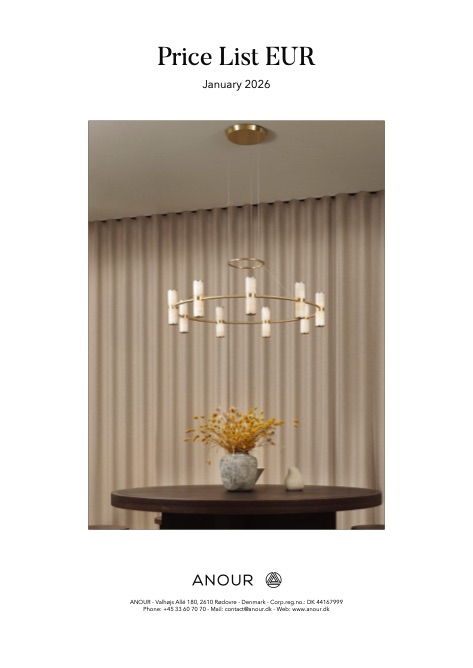 Anour - Listino prezzi 2026