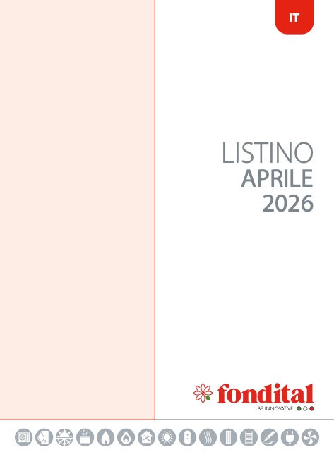 Fondital - Listino prezzi Aprile 2026