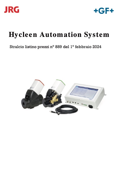 Georg Fischer - Listino prezzi N° 889 Hycleen Automation System