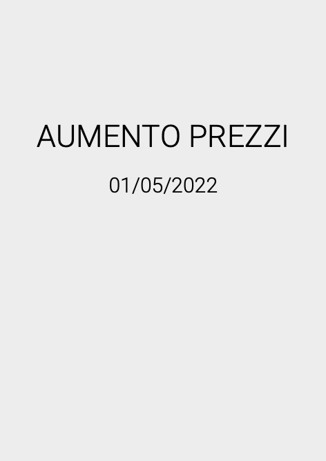 Novellini - Price list Aumento Prezzi