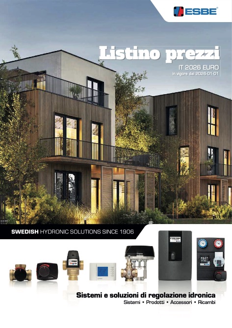 Esbe - 价目表 2026