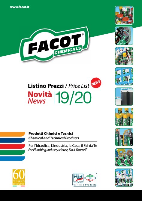 Facot Chemicals - Listino prezzi 19/20