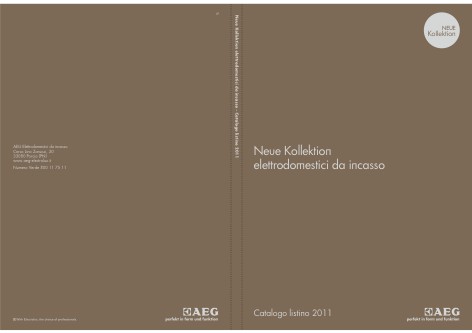 Aeg - Listino prezzi Neue Kollektion Aeg 2011