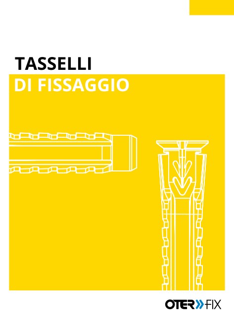 Oteraccordi - Catálogo Tasselli di fissaggio