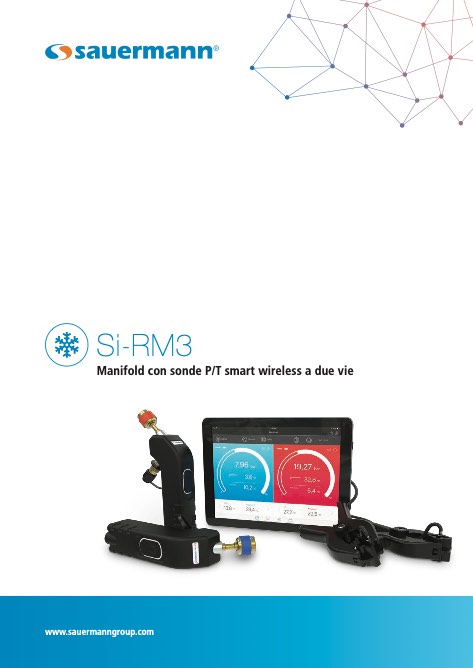 Sauermann - Catalogue Manifold con sonde P/T smart wireless a due vie