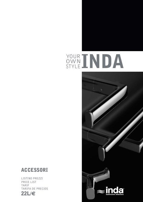 Inda - Price list Accessori
