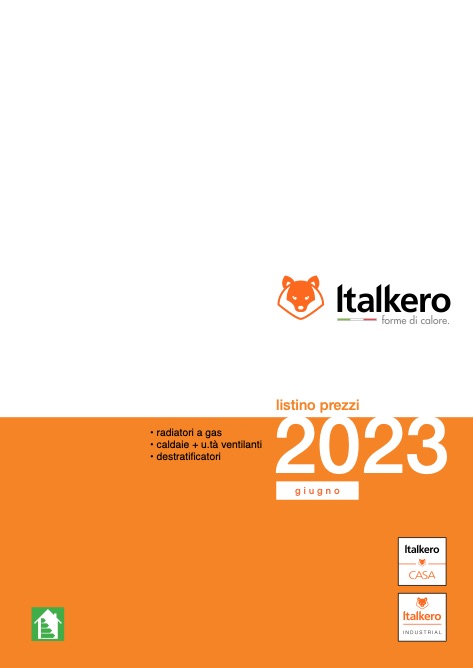 Italkero - Liste de prix Giugno 2023