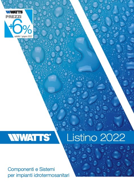 Watts - Lista de precios Giugno 2022