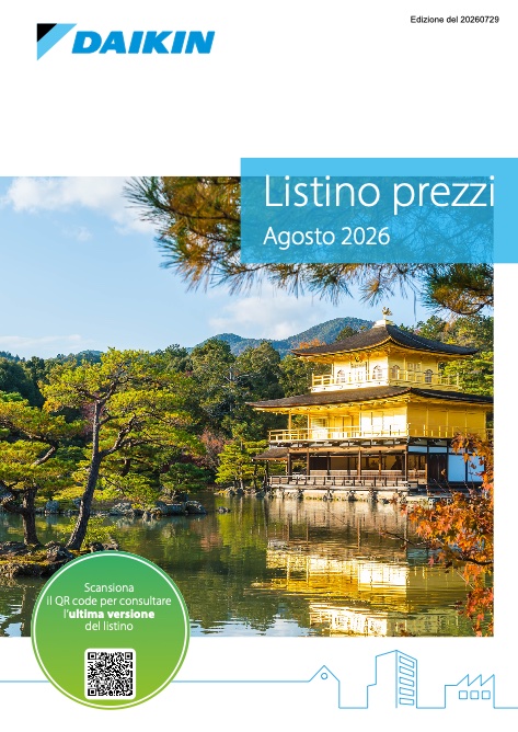 Daikin - Listino prezzi Agosto 2026