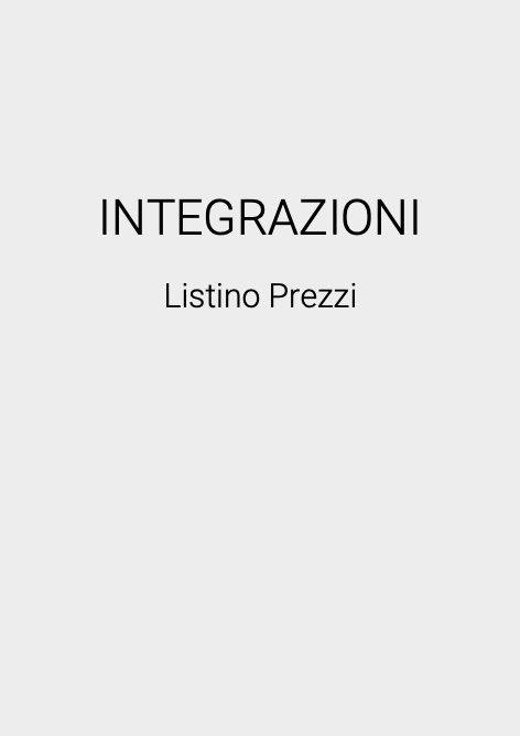 Aldes - Price list INTEGRAZIONI