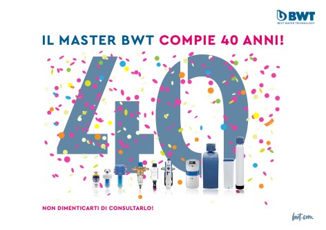 Bwt - Catálogo Master BWT - PROMO 40 anni
