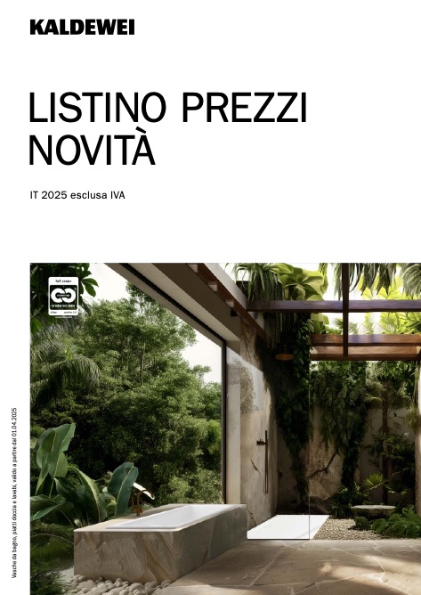 Kaldewei - Price list Novità 2025