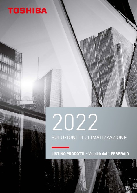 Toshiba Italia Multiclima - Listino prezzi 2022