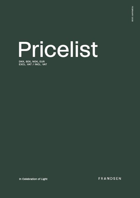 Frandsen - Listino prezzi Febbraio 2025