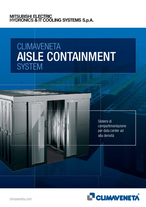 Climaveneta - Catálogo AISLE CONTAINMENT