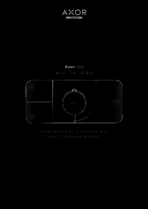 Axor - Catálogo Axor One Progettazione