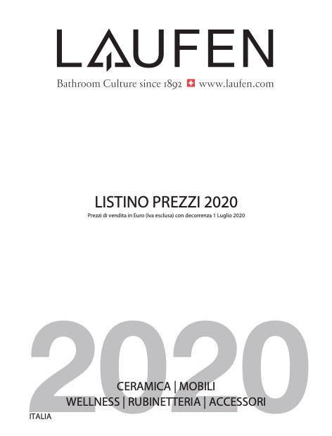 Laufen - Lista de precios 2020
