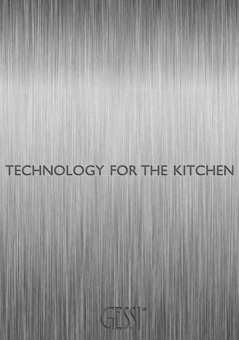 Gessi - Catálogo Technology for the kitchen