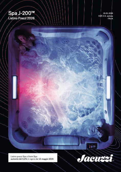 Jacuzzi - Price list Spa Swim Spa J-200