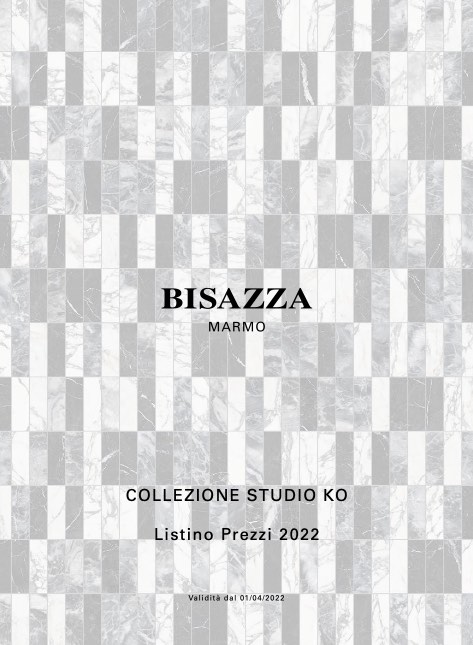Bisazza - Lista de precios Marmo - Collezione Studio KO