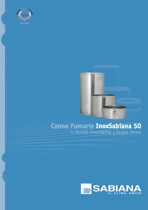Sabiana - Catálogo Canne fumarie Inox