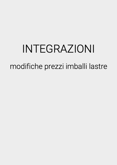 Fap - Listino prezzi INTEGRAZIONI