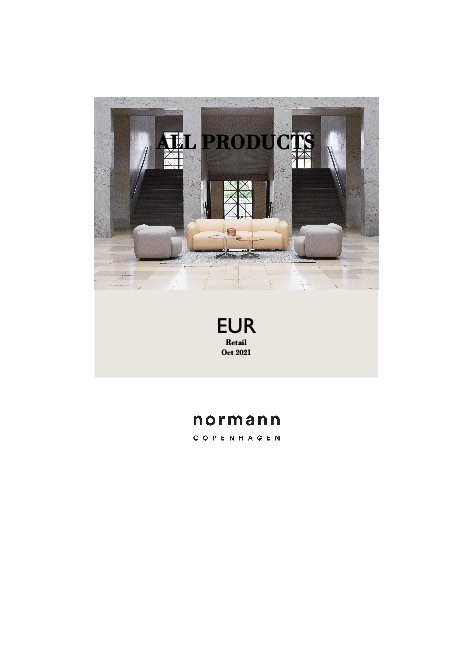 Normann Copenhagen - Lista de precios All products