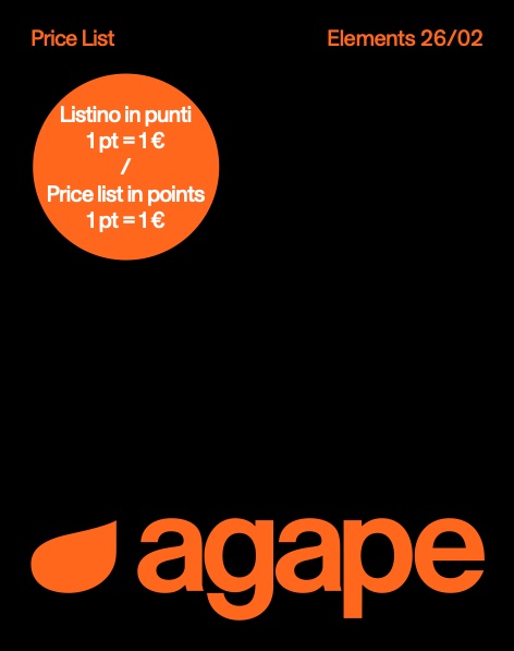 Agape - Price list Elements