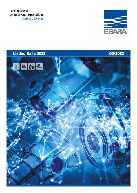 Ebara Pumps Europe - Listino prezzi 05/2022