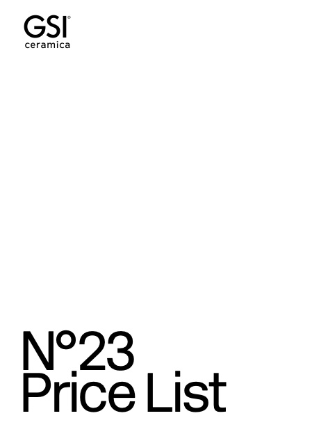 GSI Ceramica - Preisliste N°23