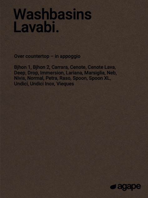 Agape - Preisliste Washbasins