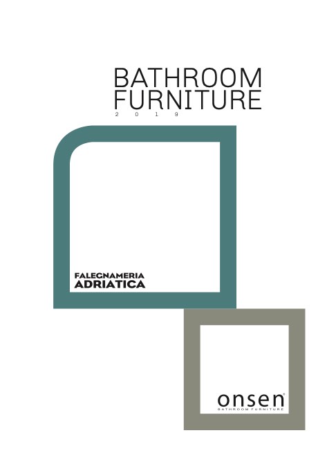 Falegnameria Adriatica - Catálogo Bathroom Furniture 2019