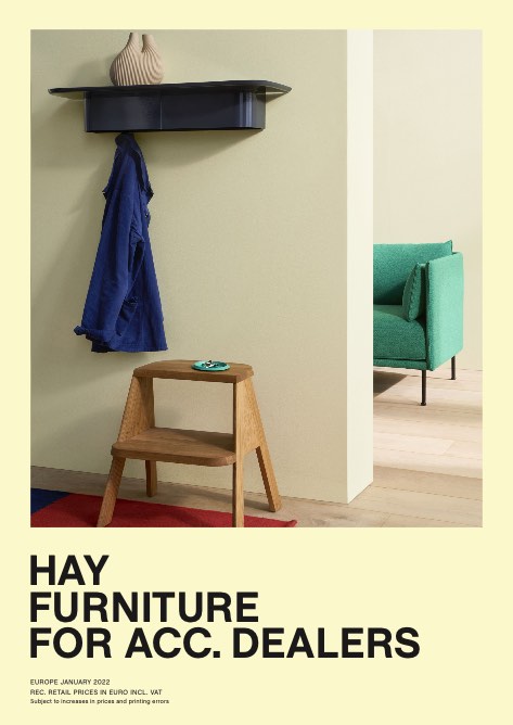 Hay - Price list Furniture for acc. dealers