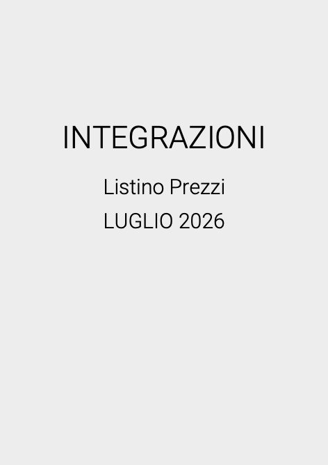 Immergas - 价目表 INTEGRAZIONI