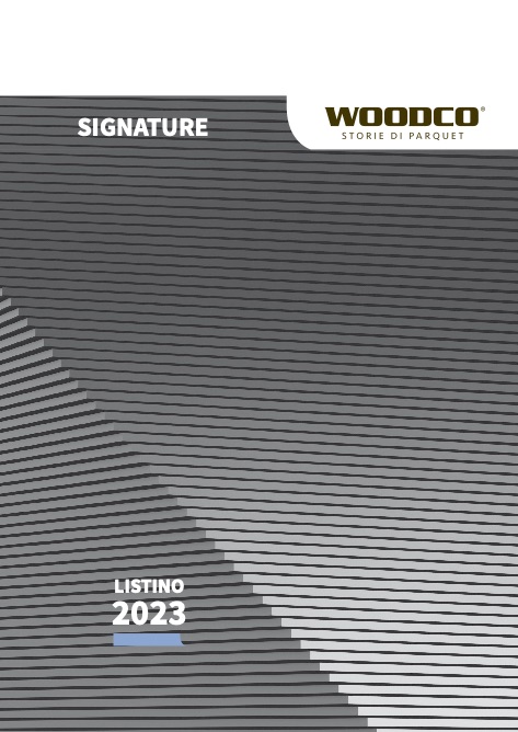 Woodco - Price list Signature