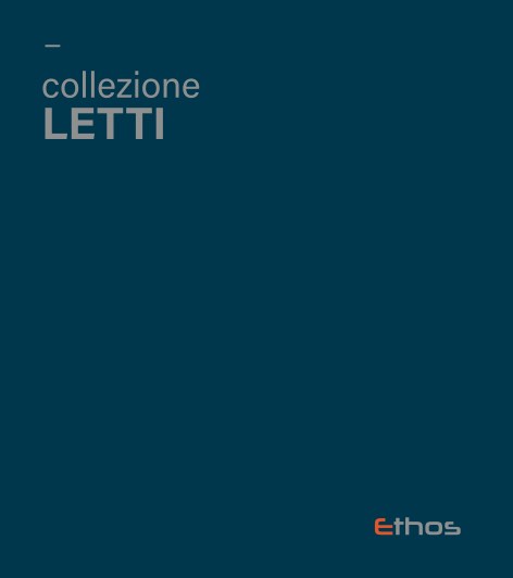 Ethos - Catalogue Collezione Letti