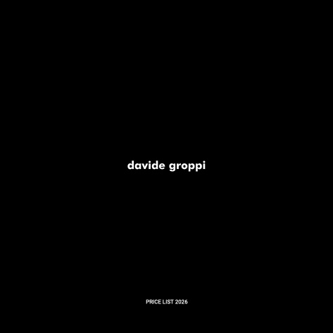 Davide Groppi - Price list JUNE 2026