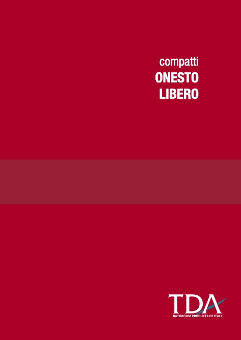 Tda - Katalog ONESTO - LIBERO