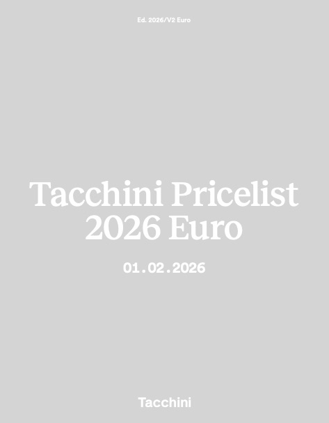 Tacchini - Price list 2026