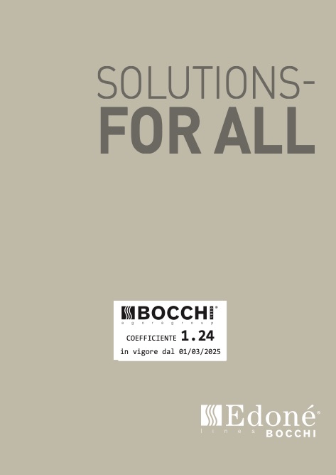 Bocchi - Price list Edonè