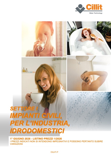 Cillit Water Technology - Price list Settore I - Impianti civili, per l'industria, idrodomestici