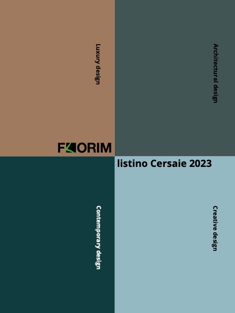 Florim - Price list Cersaie 2023