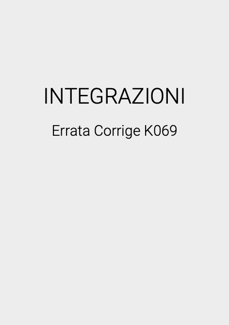 Icma - Price list INTRGRAZIONI