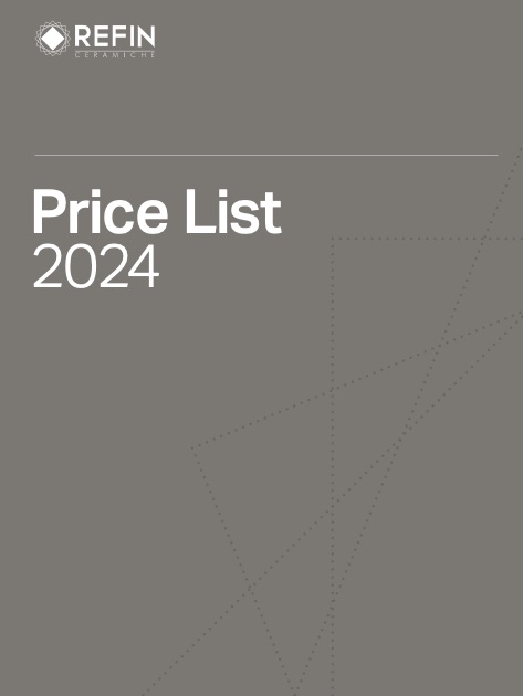 Refin Ceramiche - Preisliste 2024