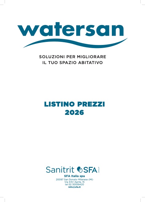 SFA - Sanitrit - Прайс-лист Watersan 2026