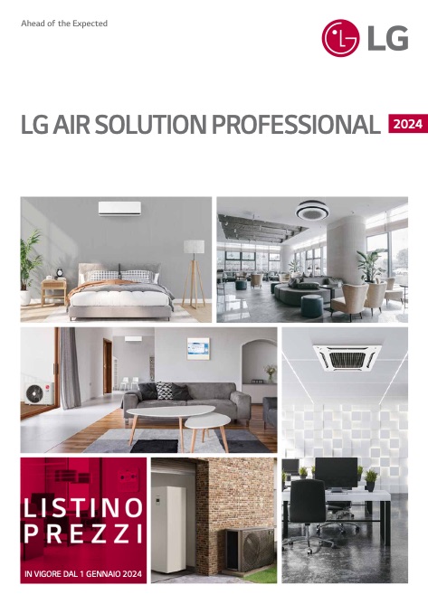 Lg Elecrtonics - Lista de precios Air Solution Professional 2024