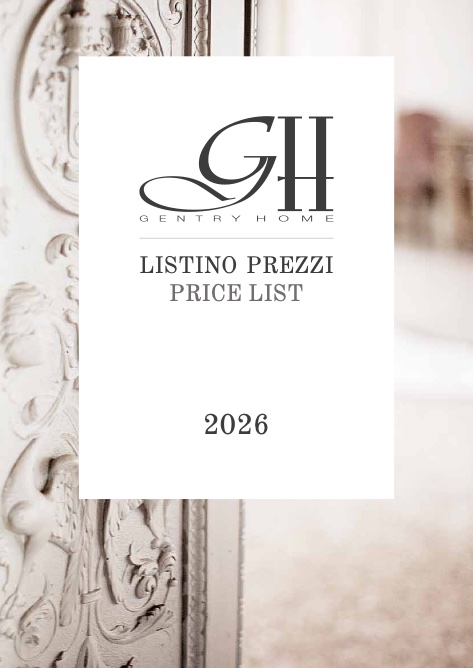 Sanitosco - Price list GENTRY HOME 2026