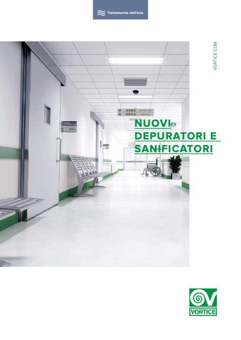 Vortice - Catálogo Nuovi Depuratori e Sanificatori